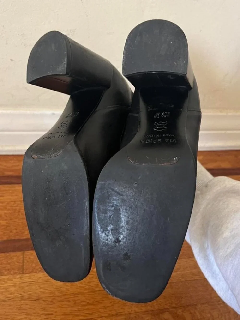 Via Spiga Women's Black Heeled Boots